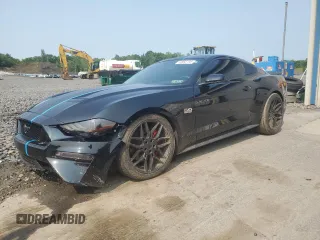 2019 Ford Mustang GT with VIN 1FA6P8CF3K5111433, listed as a Copart auction lot 59966135 with 27,572 mi miles and Salvage title. Bid and sale history available at DreamBid. Image 1.