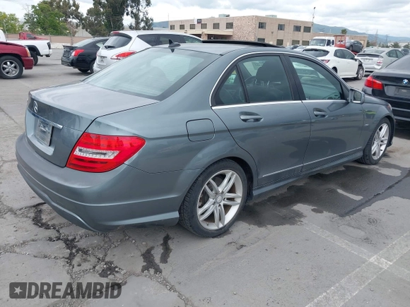 2012 Mercedes-Benz C-Class C 250 Sport with VIN WDDGF4HB5CA668018, listed as a IAAI auction lot 42115482 with 90,704 mi miles. Bid and sale history available at carsss.com. Image 4.