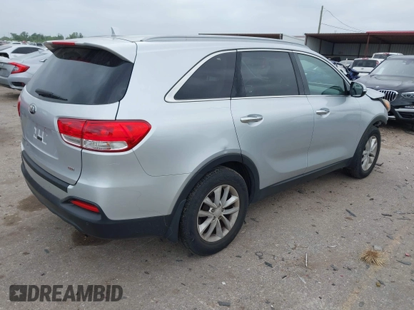 2017 Kia Sorento LX with VIN 5XYPG4A33HG297281, listed as a IAAI auction lot 41962658 with 127,795 mi miles. Bid and sale history available at carsss.com. Image 4.