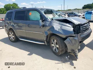 2013 Honda Pilot Touring z VIN 5FNYF3H97DB032389, wystawiony jako Copart lot #58387645 z przebiegiem Nie podano mil oraz Szkoda całkowita • Salvage title. Historia ofert i sprzedaży dostępna na DreamBid. Obrazek 4.