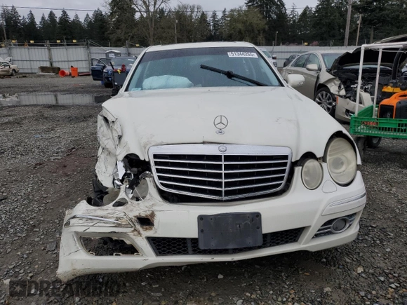2008 Mercedes-Benz E-Class Luxury 3.5L with VIN WDBUF56X68B332959, listed as a Copart auction lot 51344265 with 0 mi miles and Salvage Title. Bid and sale history available at carsss.com. Image 5.
