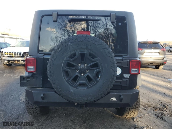 2015 Jeep Wrangler Unlimited Sport with VIN 1C4BJWDG0FL511893, listed as a Copart auction lot 81577784 with 116,042 mi miles and Salvage Title. Bid and sale history available at carsss.com. Image 6.