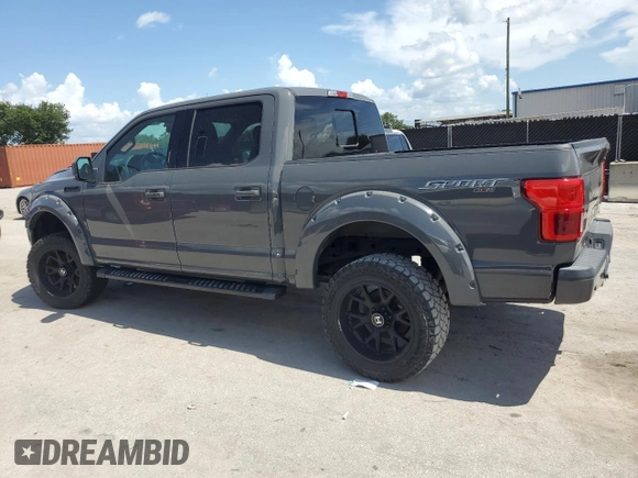 2018 Ford F-150 XL with VIN 1FTEW1EG6JFD93727, listed as a Copart auction lot 65403215 with 187,340 mi miles and Clean title. Bid and sale history available at DreamBid. Image 2.