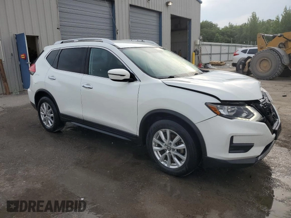2017 Nissan Rogue SV with VIN KNMAT2MT1HP555957, listed as a Copart auction lot 62480165 with 210,247 mi miles and Salvage title. Bid and sale history available at DreamBid. Image 4.