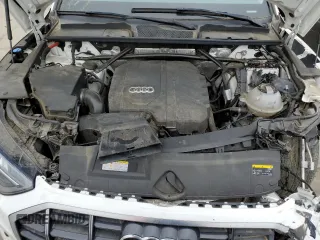2021 Audi Q5 Premium Plus with VIN WA1BAAFY4M2021995, listed as a Copart auction lot 55136145 with 84,553 mi miles and Salvage Title. Bid and sale history available at carsss.com. Image 12.