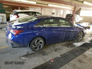 2024 Hyundai Elantra SEL with VIN KMHLS4DG5RU718960, listed as a Copart auction lot 45567505 with 4,118 mi miles and Salvage Title. Bid and sale history available at carsss.com. Image 3.