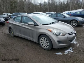 2013 Hyundai Elantra GLS PZEV with VIN 5NPDH4AEXDH290462, listed as a Copart auction lot 50045275 with 162,585 mi miles and Clean Title. Bid and sale history available at carsss.com. Image 4.