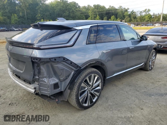 2023 Cadillac LYRIQ RWD Luxury z VIN 1GYKPMRK6PZ001962, wystawiony jako Copart lot #66556704 z przebiegiem 48 647 mil mil oraz Szkoda całkowita • Salvage title. Historia ofert i sprzedaży dostępna na DreamBid. Obrazek 3.