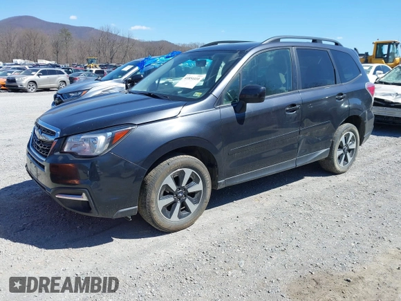 2018 Subaru Forester Premium with VIN JF2SJAGC4JH615487, listed as a IAAI auction lot 41854410 with 320,094 mi miles. Bid and sale history available at carsss.com. Image 2.