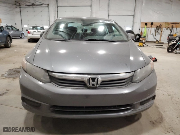 2012 Honda Civic Sdn EX with VIN 19XFB2F8XCE091822, listed as a Copart auction lot 49076165 with 166,662 mi miles and Salvage Title. Bid and sale history available at carsss.com. Image 5.