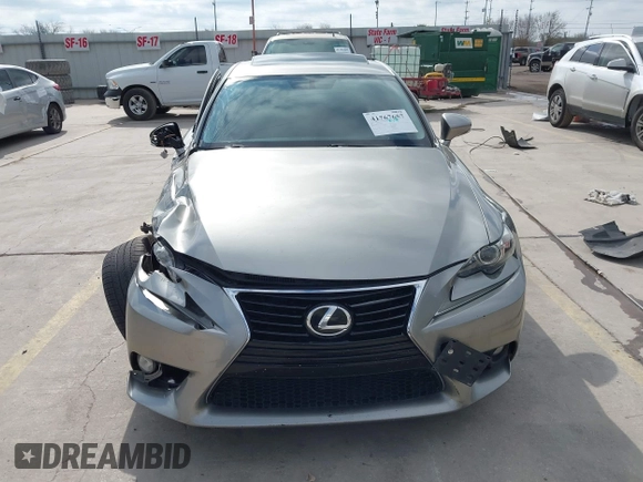 2015 Lexus IS 250 with VIN JTHBF1D27F5050784, listed as a IAAI auction lot 41767657 with 156,349 mi miles. Bid and sale history available at carsss.com. Image 11.