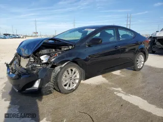 2016 Hyundai Elantra Value Edition with VIN KMHDH4AE7GU589803, listed as a Copart auction lot 48699955 with 119,923 mi miles and Salvage Title. Bid and sale history available at carsss.com. Image 1.