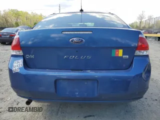 2008 Ford Focus SE with VIN 1FAHP35N78W236485, listed as a Copart auction lot 52857495 with 212,437 mi miles and Salvage Title. Bid and sale history available at carsss.com. Image 6.