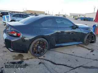 2024 BMW M2 with VIN 3MF13DM0XR8E60828, listed as a Copart auction lot 87187354 with 0 mi miles and Salvage Title. Bid and sale history available at carsss.com. Image 3.