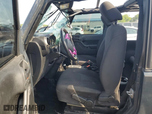 2016 Jeep Wrangler Sport with VIN 1C4AJWAG8GL314939, listed as a Copart auction lot 60509075 with 53,140 mi miles and Salvage title. Bid and sale history available at DreamBid. Image 7.