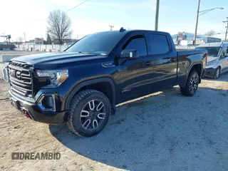 2021 GMC Sierra 1500 AT4 with VIN 1GTP9EEL1MZ429962, listed as a IAAI auction lot 41223344 with 1 mi miles. Bid and sale history available at carsss.com. Image 2.