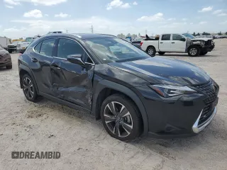 2022 Lexus UX with VIN JTHX3JBH0N2051278, listed as a Copart auction lot 61441804 with 34,317 mi miles and Salvage Title. Bid and sale history available at carsss.com. Image 4.