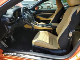 2015 Lexus RC 350 F Sport with VIN JTHSE5BC5F5003873, listed as a Copart auction lot 56970005 with 98,281 mi miles and Salvage title. Bid and sale history available at DreamBid. Image 7.