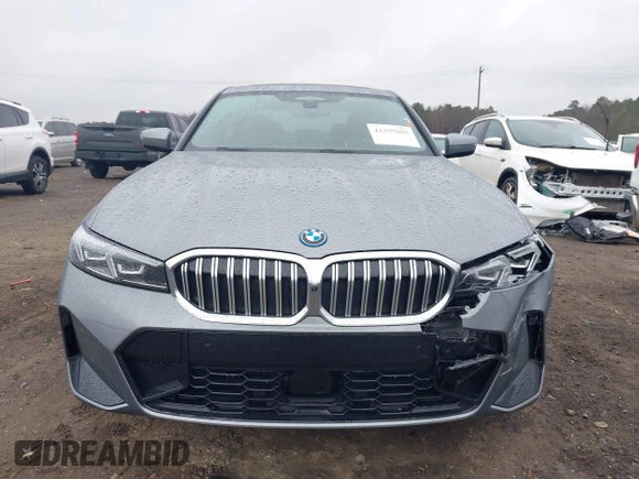 2024 BMW 3 Series 330e with VIN 3MW39FF03R8E63683, listed as a IAAI auction lot 41399888 with 5,430 mi miles. Bid and sale history available at carsss.com. Image 12.