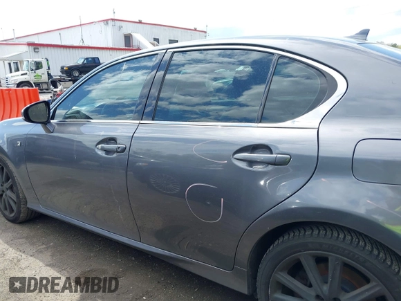2014 Lexus GS 350 with VIN JTHCE1BL2E5022327, listed as a IAAI auction lot 42036788 with 179,088 mi miles. Bid and sale history available at carsss.com. Image 14.