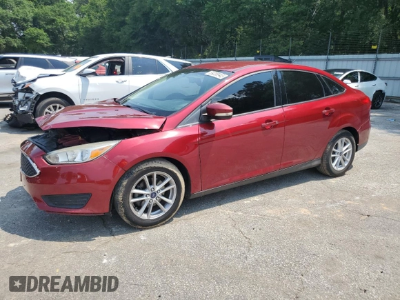 2017 Ford Focus SE with VIN 1FADP3F26HL327333, listed as a Copart auction lot 59206945 with 33,762 mi miles and Salvage title. Bid and sale history available at DreamBid. Image 1.