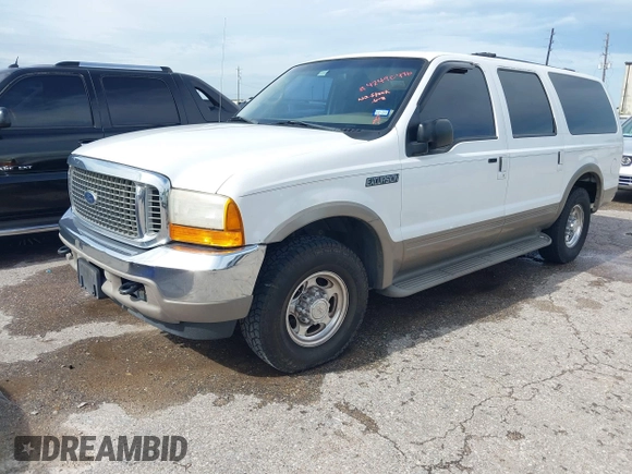 2001 Ford Excursion Limited с VIN 1FMNU42L91EC54752, выставлен на аукционе IAAI как лот 42490476 с пробегом 180 533 миль миль и . История ставок и продаж доступна на DreamBid. Изображение 2.