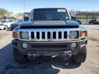 2007 Hummer H3 SUV with VIN 5GTDN13EX78168376, listed as a Copart auction lot 61085834 with 215,205 mi miles and Salvage Title. Bid and sale history available at carsss.com. Image 5.