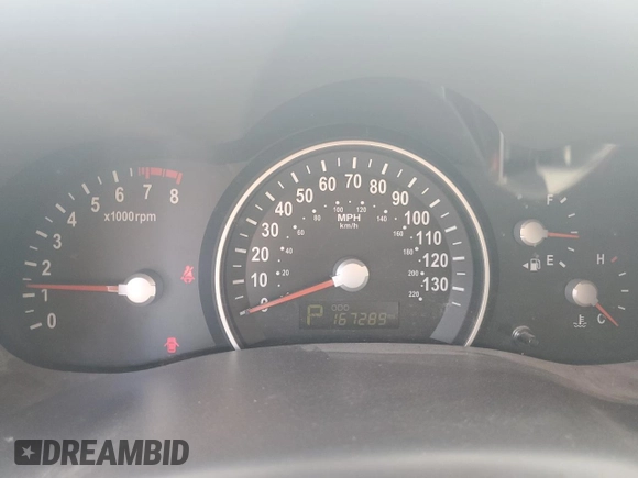 2012 Kia Sedona LX with VIN KNDMG4C72C6498832, listed as a Copart auction lot 78017424 with 167,289 mi miles and Salvage Title. Bid and sale history available at carsss.com. Image 9.