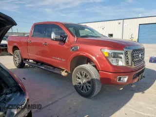 2016 Nissan Titan SV with VIN 1N6BA1F28GN505671, listed as a Copart auction lot 57512795 with 110,050 mi miles and Clean title. Bid and sale history available at DreamBid. Image 4.