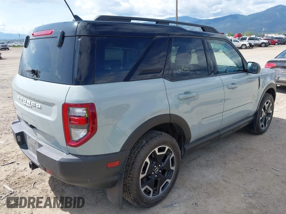 2021 Ford Bronco Sport Outer Banks with VIN 3FMCR9C66MRA28992, listed as a IAAI auction lot 42277740 with 57,704 mi miles and . Bid and sale history available at DreamBid. Image 4.