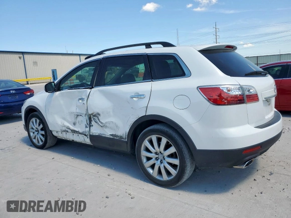 2012 Mazda CX-9 Grand Touring with VIN JM3TB2DA5C0359393, listed as a Copart auction lot 61839075 with 168,740 mi miles and Salvage title. Bid and sale history available at DreamBid. Image 2.