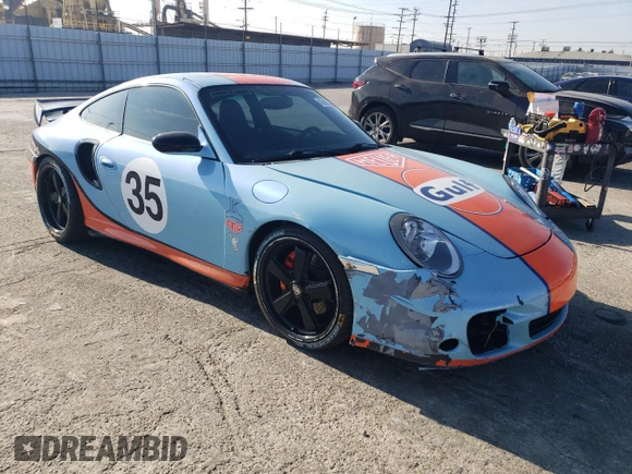 2001 Porsche 911 Carrera S with VIN WP0AB29911S686177, listed as a Copart auction lot 43823435 with 94,711 mi miles and Salvage Title. Bid and sale history available at carsss.com. Image 4.