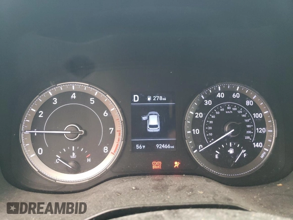 2021 Hyundai Venue SE with VIN KMHRB8A38MU066282, listed as a Copart auction lot 53087095 with 92,466 mi miles and Salvage Title. Bid and sale history available at DreamBid. Image 9.