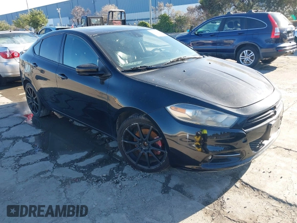 2013 Dodge Dart Limited with VIN 1C3CDFCH5DD296528, listed as a IAAI auction lot 41763179 with 132,597 mi miles. Bid and sale history available at carsss.com. Image 1.