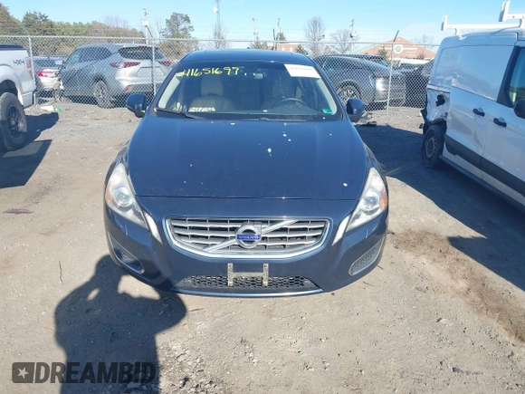 2013 Volvo S60 T5 Premier with VIN YV1612FS4D2206535, listed as a IAAI auction lot 41651699 with 141,557 mi miles and . Bid and sale history available at DreamBid. Image 6.