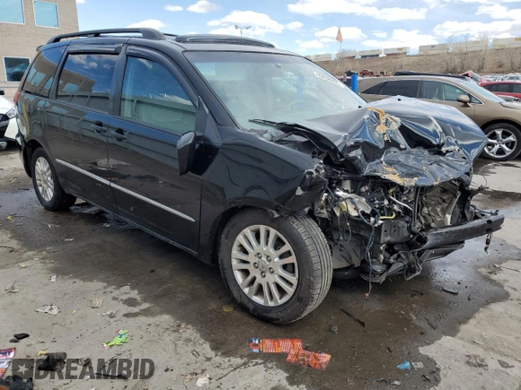 2010 Toyota Sienna XLE with VIN 5TDDK4CC2AS030897, listed as a Copart auction lot 46638095 with 126,680 mi miles and Salvage title. Bid and sale history available at DreamBid. Image 4.