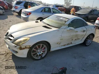 2005 Mercedes-Benz SLK-Class with VIN WDBWK56F25F049054, listed as a Copart auction lot 74803384 with Not Provided miles and Salvage Title. Bid and sale history available at carsss.com. Image 1.