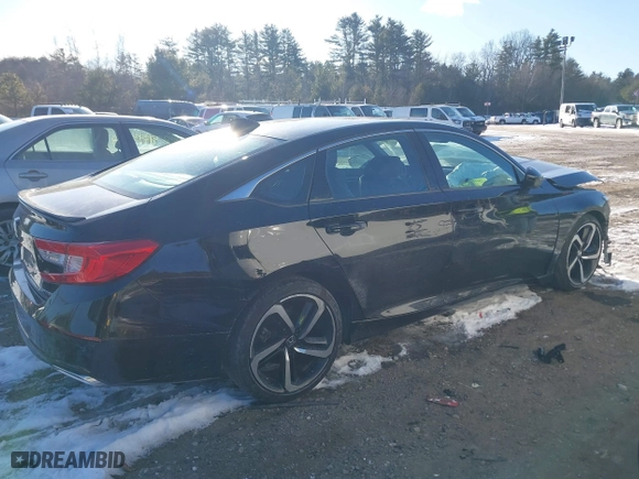 2018 Honda Accord Sedan Sport 1.5T with VIN 1HGCV1F39JA114596, listed as a IAAI auction lot 41466308 with 100,333 mi miles. Bid and sale history available at carsss.com. Image 14.
