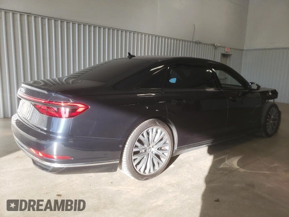 2019 Audi A8 L with VIN WAU8DAF88KN003337, listed as a Copart auction lot 40893973 with 55,908 mi miles. Bid and sale history available at carsss.com. Image 3.