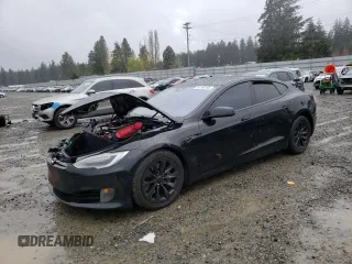 2016 Tesla Model S 70 with VIN 5YJSA1E16GF148517, listed as a Copart auction lot 52163195 with 179,172 mi miles and Salvage title. Bid and sale history available at DreamBid. Image 1.