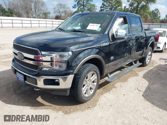 2019 Ford F-150 XL with VIN 1FTEW1E44KFC77742, listed as a IAAI auction lot 41507745 with 94,226 mi miles. Bid and sale history available at carsss.com. Image 17.