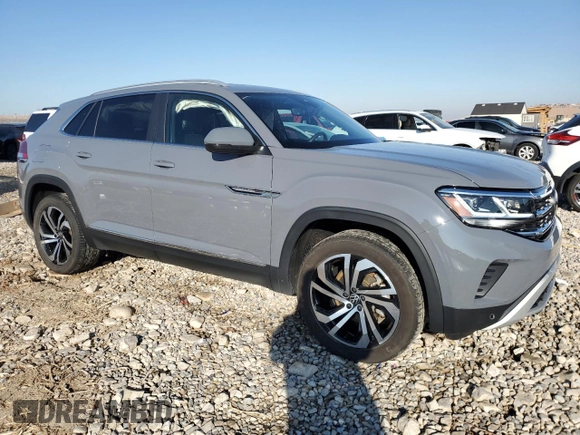 2022 Volkswagen Atlas SEL with VIN 1V2BE2CA9NC208960, listed as a Copart auction lot 88343895 with 46,842 mi miles and Salvage title. Bid and sale history available at DreamBid. Image 4.