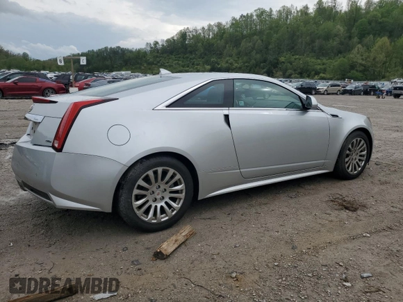 2011 Cadillac CTS Performance with VIN 1G6DJ1ED1B0145585, listed as a Copart auction lot 54257785 with 30,155 mi miles and Salvage title. Bid and sale history available at DreamBid. Image 3.