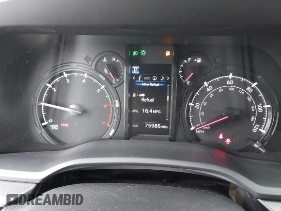 2021 Toyota 4Runner SR5 Premium with VIN JTENU5JR3M5896612, listed as a IAAI auction lot 42488992 with 75,986 mi miles and . Bid and sale history available at DreamBid. Image 7.