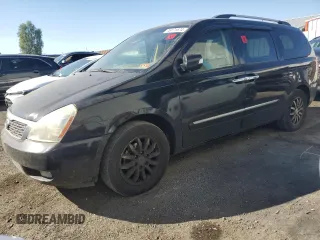 2012 Kia Sedona EX with VIN KNDMH4C75C6436757, listed as a Copart auction lot 76171674 with 163,404 mi miles and Clean Title. Bid and sale history available at carsss.com. Image 1.