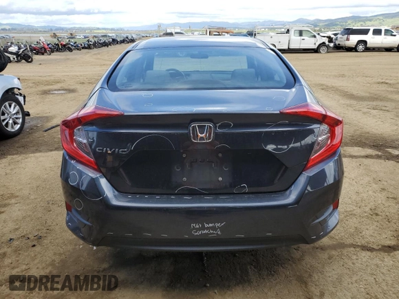 2017 Honda Civic Sedan LX with VIN 19XFC2F65HE215420, listed as a Copart auction lot 51118385 with 96,253 mi miles and Salvage Title. Bid and sale history available at carsss.com. Image 6.