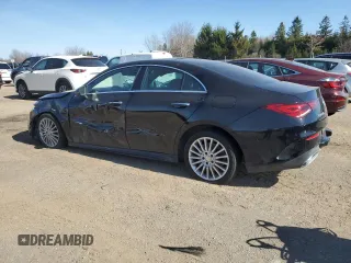 2020 Mercedes-Benz CLA 250 with VIN WDD5J4HB7LN068406, listed as a Copart auction lot 53327505 with 96,726 mi miles and Salvage title. Bid and sale history available at DreamBid. Image 2.