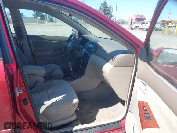 2003 Toyota Corolla CE with VIN 1NXBR32E73Z004788, listed as a IAAI auction lot 42184258 with 247,491 mi miles and . Bid and sale history available at DreamBid. Image 5.