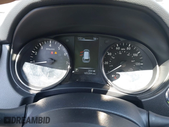 2017 Nissan Rogue SL with VIN JN8AT2MT4HW407893, listed as a IAAI auction lot 41975454 with 105,284 mi miles and . Bid and sale history available at DreamBid. Image 7.