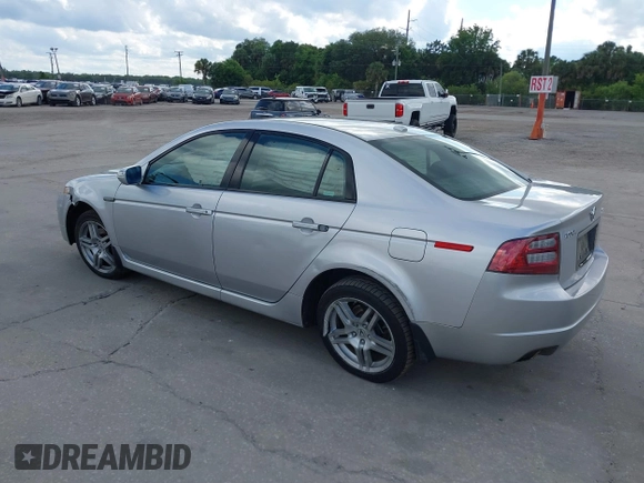 2007 Acura TL with VIN 19UUA66267A003386, listed as a IAAI auction lot 39200100 with 1 mi miles. Bid and sale history available at carsss.com. Image 3.